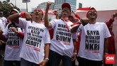 Berdasarkan perhitungan Telkom, tarif interkoneksi naik di angka Rp285 atau lebih tinggi Rp35 dari tarif saat ini. Sementara Menkominfo Rudiantara berencana menurunkannya sebesar 26 persen, dari Rp250 menjadi Rp204. (CNN Indonesia/Safir Makki)