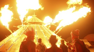 Mobil-mobil Mutan di Burning Man Festival