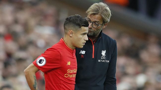 Klopp Coutinho  Siap Tampil saat Lawan MU