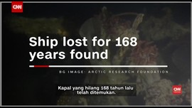 Kapal yang Tenggelam 168 Tahun Lalu Ditemukan