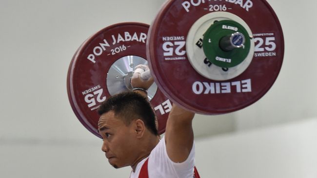 Eko Yuli Bidik Emas Usai Nomor 62 Kg Digelar di Asian Games