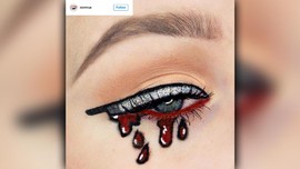 Inspirasi Riasan Mata Halloween: Knifeliner