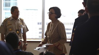 Anak Buah Ditangkap, Sri Mulyani dan Dirjen Pajak Datangi KPK