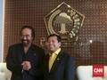 Usai Bahas Ahok di Istana, Novanto Disambangi Surya Paloh
