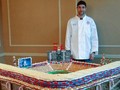 Miniatur Stadion Sepak Bola dari Kue Jahe