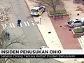 Penyerangan di Kampus Ohio Melukai 11 Orang