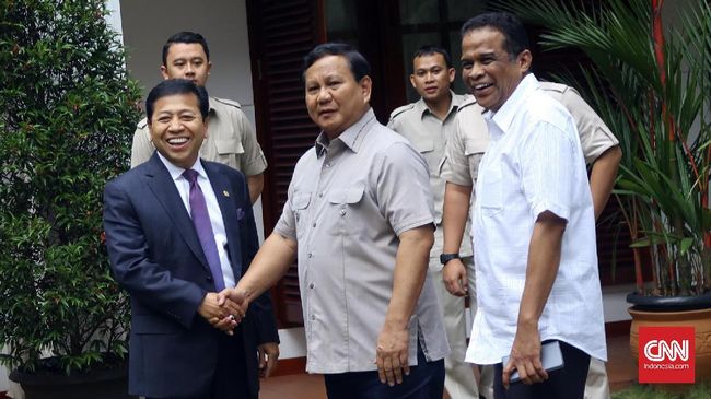 Setya Novanto dan Prabowo Serukan Perdamaian Jelang Aksi #212