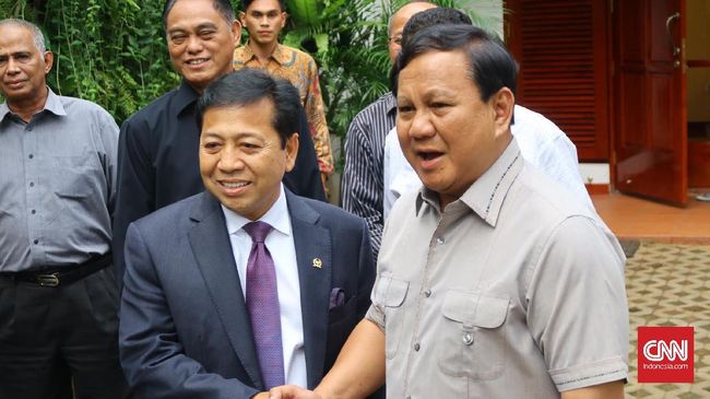 Setya Novanto Sowan ke Rumah Prabowo