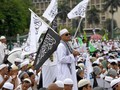 Ulah Banser Bakar Bendera Dijawab Aksi Bela Tauhid di Banten
