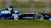 Rosberg pertama kali menjajal balapan F1 bersama tim Williams, di usia 21 tahun. Dalam tes perilaku, ia mendapatkan nilai paling tinggi dalam sejarah Williams. (AFP PHOTO / CESAR RANGEL)