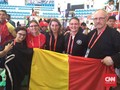 Momen Mengharukan Pesilat Belgia Raih Emas