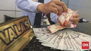 Rupiah Nyaris Tinggalkan Rp14 Ribu per Dolar AS Usai Pilpres