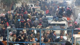 Evakuasi Dihentikan, 350 Orang Berhasil Keluar dari Aleppo
