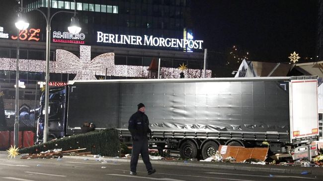 Polisi Jerman Diduga Salah Tangkap Pelaku Teror Truk Berlin