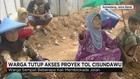 Warga Tutup Akses Proyek Tol Cisundawu