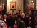 Sambutan Misa Natal Hangat untuk Trump