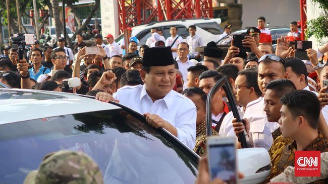 Prabowo Belum Terpikir Maju Pilpres 2019