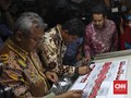 Komisioner KPU dan Bawaslu 'Pamitan' kepada Jokowi