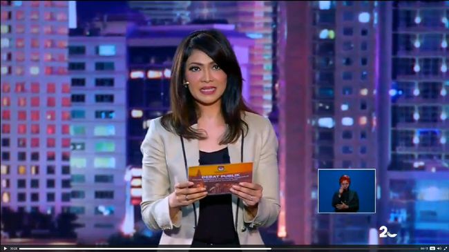 Netizen Salah Fokus Komentari Ira Kusno di Debat Capres 2019