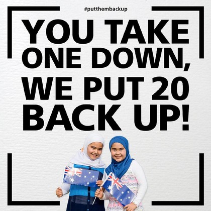 Sumbangan Capai Rp 2 Miliar, Billboard 2 Hijabers Australia Kembali Dipasang Sumbangan Capai Rp 2 Miliar, Billboard 2 Hijabers Australia Kembali Dipasang