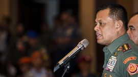 Panglima TNI Siap Pasang Badan untuk Prajurit yang Jaga TPS