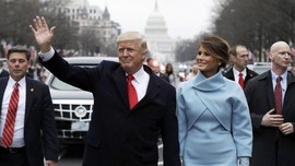 Gaun Inagurasi Melania Trump Diubah Jadi Kostum Halloween