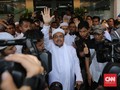 Rizieq Membisu Saat Penuhi Panggilan Polda Metro Jaya