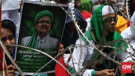 Ribuan 'Pengawal' Rizieq Shihab