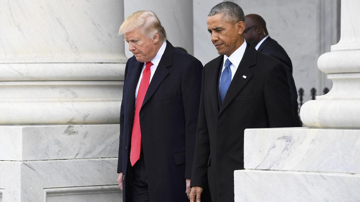 Ilustrasi berita Nasional: Trump Balas Sindiran Obama Soal Gedung Putih Mirip Cheesecake Factory