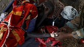 Dampak perang sipil dan inflasi yang terus meningkat membuat setidaknya 4,9 juta warga Sudan Selatan berisiko terjangkit kelaparan antara Februari hingga April. Jumlah ini akan meningkat menjadi 5,5 juta pada Juli mendatang. (Reuters/Siegfried Modola)