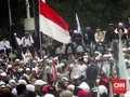 Massa Aksi 299 dari Luar Jakarta Tiba di Istiqlal