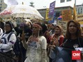 Tuntut Kesetaraan, Aktivis Perempuan Gelar Aksi Jalan Kaki