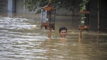 Kawasan Dayeuhkolot Banjir, Ketinggian Air Hingga 2,3 Meter