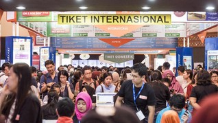 Garuda Incar Transaksi Rp218 Miliar dari Pameran Perjalanan
