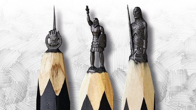 Pedang Jon Snow dan Iron Throne 'Disulap' di Ujung Pensil