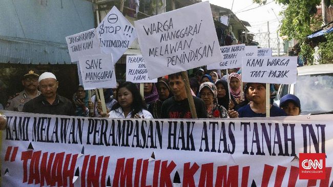 Digusur Minggu, Warga Manggarai Minta Perlindungan Jokowi
