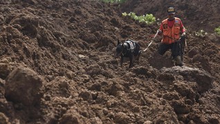 Satu Orang Tertimbun Longsor di Tasikmalaya