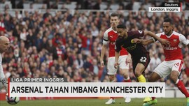 Arsenal Tahan Imbang Manchester City