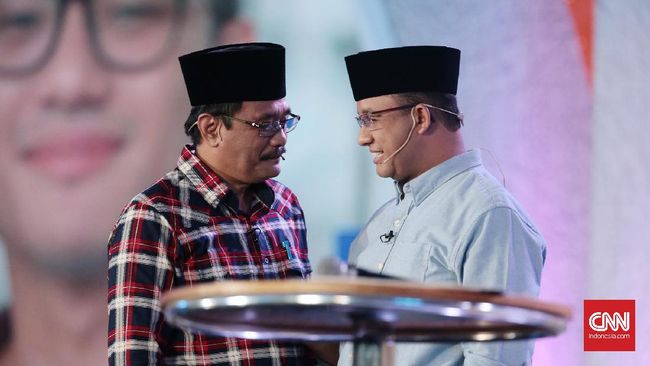 Pesan Damai Pasangan Cagub DKI Usai Debat Pilkada