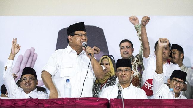 Anies-Sandi dan Elektabilitas Prabowo