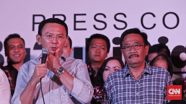 Ahok Sempat Goda Djarot soal Foto Gubernur