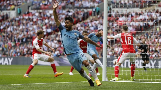 Arsenal Vs ManCity Tanpa Gol di Babak I