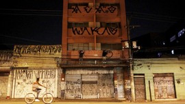 'Perang' Seni Jalanan di Sao Paulo