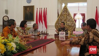 Empat Pimpinan KPK Temui Jokowi
