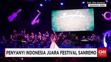 Penyanyi Cilik Indonesia Raih Juara Festival Musik Sanremo