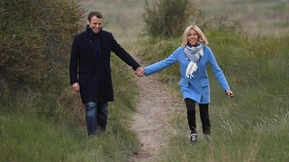 Pedemo Gerebek Teater, Macron dan Istri Dievakuasi