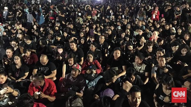 Aksi Solidaritas untuk Ahok Digelar di Tugu Proklamasi