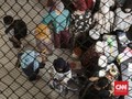 Aktivitas Jual-Beli di Pasar Tanah Abang Masih Lesu