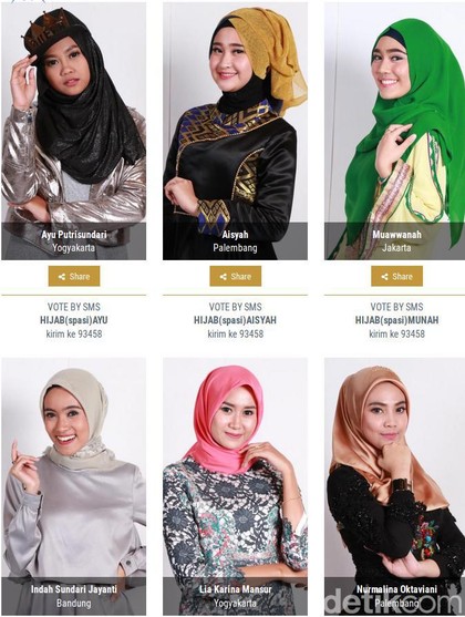 Babak Voting Sunsilk Hijab Hunt 2017 Dimulai Hari Ini 