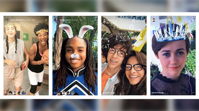 Filter Wajah Jadikan Instagram Kian Mirip Snapchat